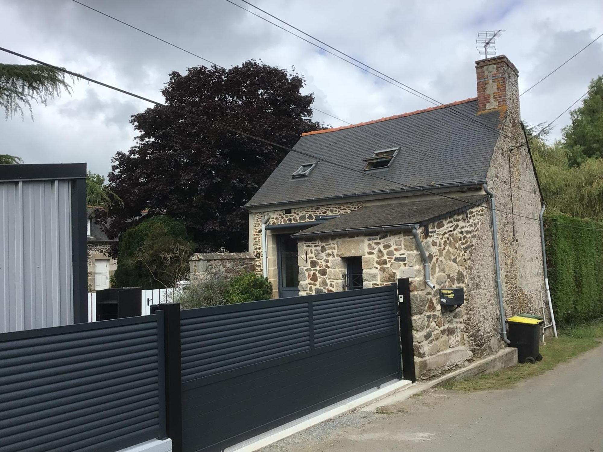 Maison En Pierre A La Campagne Proche De La Mer Plourhan Bagian luar foto